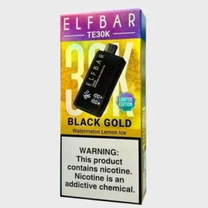 ELFBAR TE 30K BLACK LIMITED EDITION